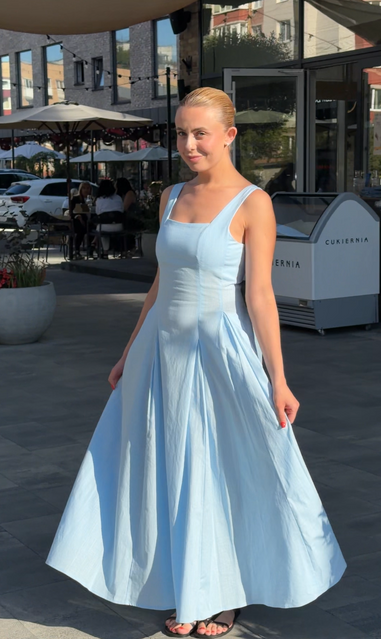 Лляна сукня L-0139 фото